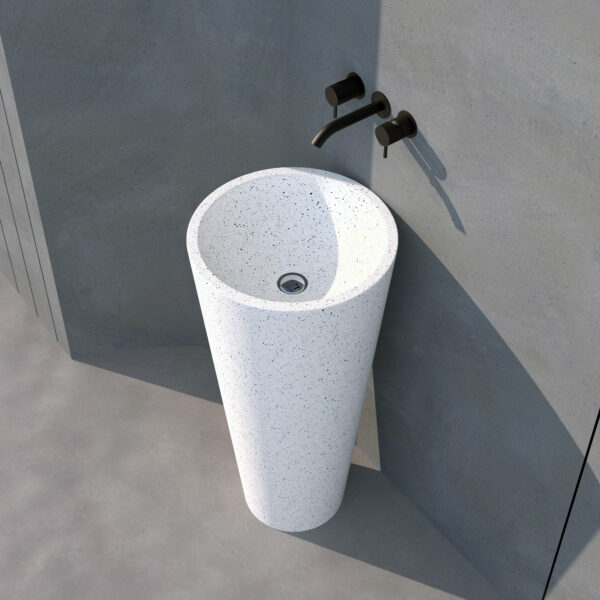 Lavabo Terrazzo trụ tròn CLT01 2
