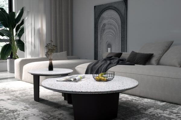 Mặt bàn tròn Terrazzo CMBT01