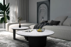 Mặt bàn tròn Terrazzo CMBT01