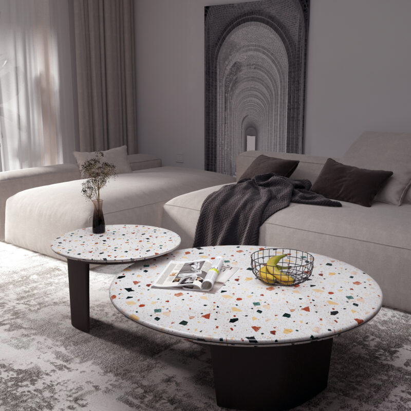 Mặt bàn terrazzo