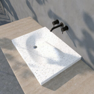 Chậu rửa mặt lavabo terrazzo CLT03 1