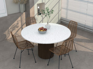 Mặt bàn tròn Terrazzo CMBT02